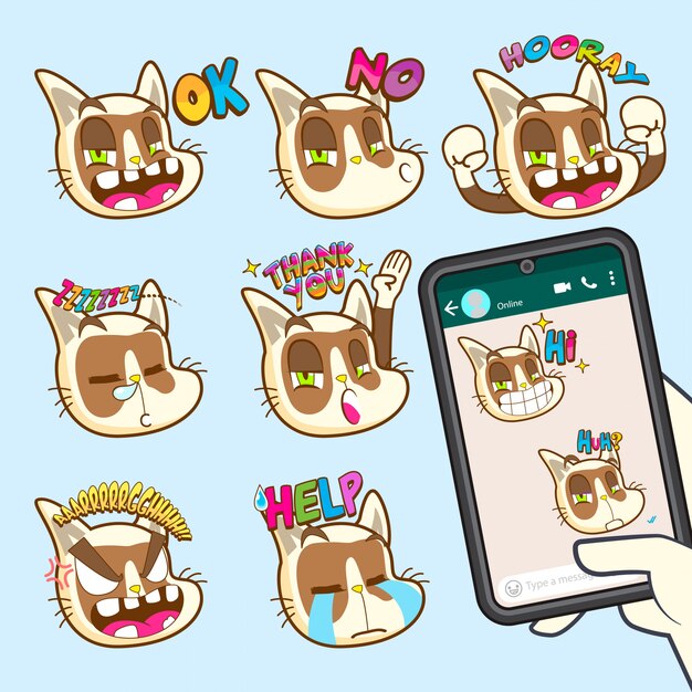 cute-cat-emoji-sticker-collections_8319-837